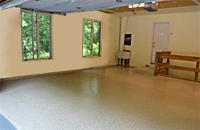 Epoxy garage floor